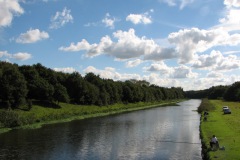 Kanaal vanaf brug Overlaatweg