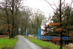 De Kasteellaan met het kasteel