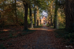 Kasteel Steenenburg gezien vanuit oostelijk laantje