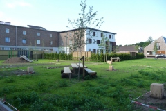 Geerpark Vlijmen - samentuin Duizendpoot in wording