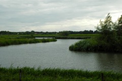 Langs de vesting tijdens het ommetje van Herpt