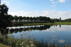 Koppelwiel met Zeedijk op de achtergrond